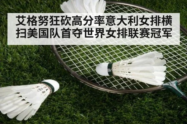 艾格努狂砍高分率意大利女排横扫美国队首夺世界女排联赛冠军